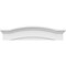 Ekena Millwork Eyebrow Architectural Grade PVC Pediment, 44"W x 10-1/2"H x 2-3/4"P PEDP044X105EYE00 - alternate 2